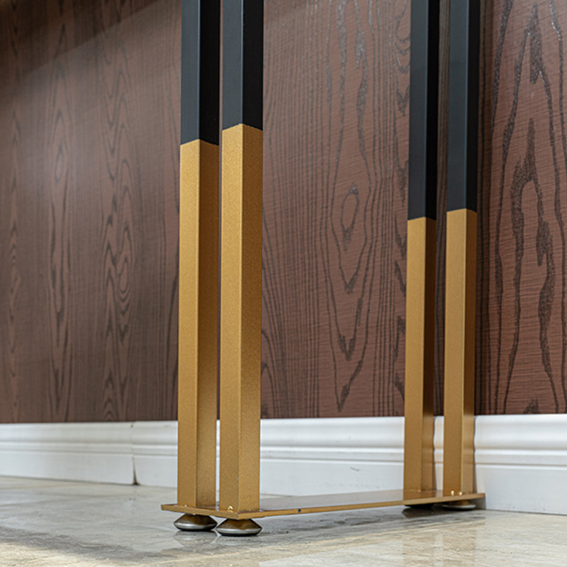 Glam Wooden Bar Dining Table Rectangle Bar Table for Cafe And Breakroom