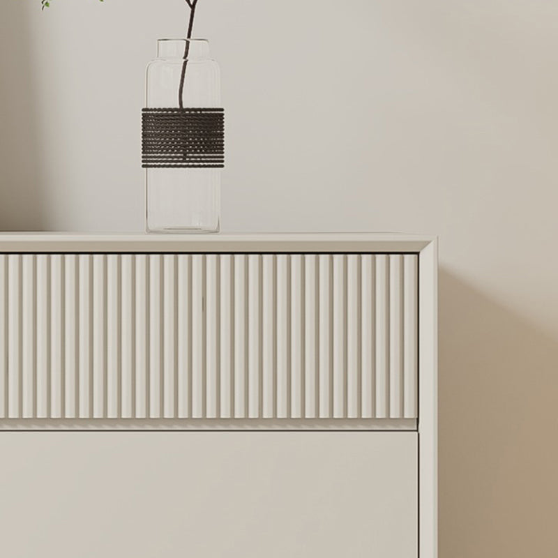 Contemporary Horizontal Double Dresser Wood Storage Dresser for Home