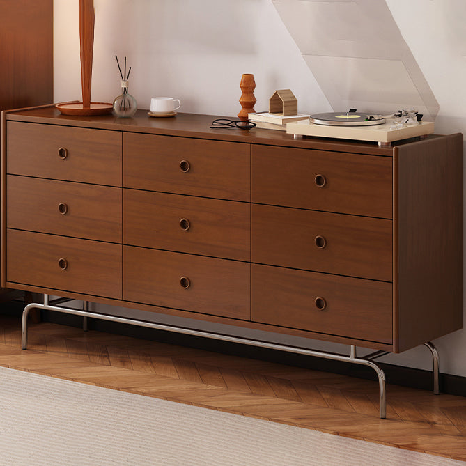 Solid Wood Storage Chest Modern Storage Chest Dresser with Drawers