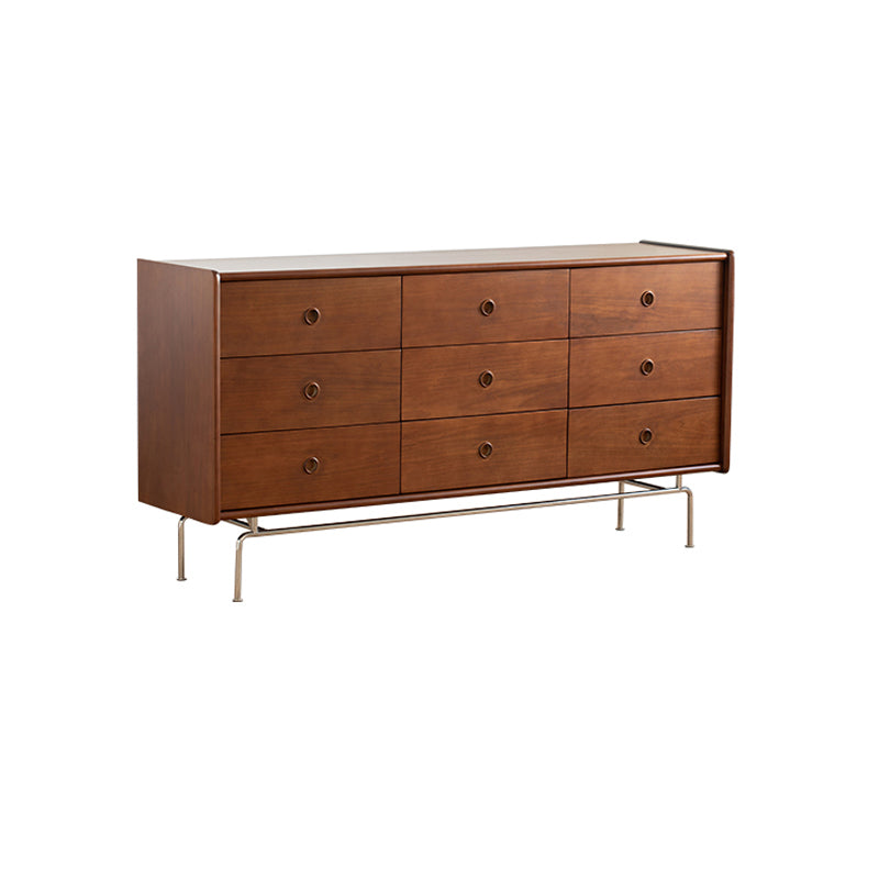 Solid Wood Storage Chest Modern Storage Chest Dresser with Drawers
