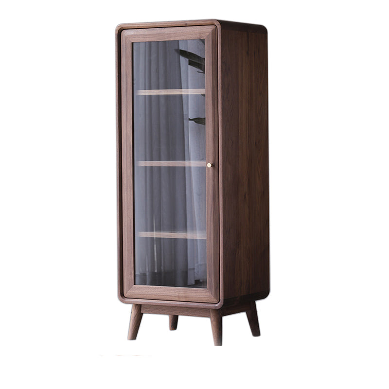 Modern Style Indoor Bookshelf Standard Solid Wood Bookcase with Shelves