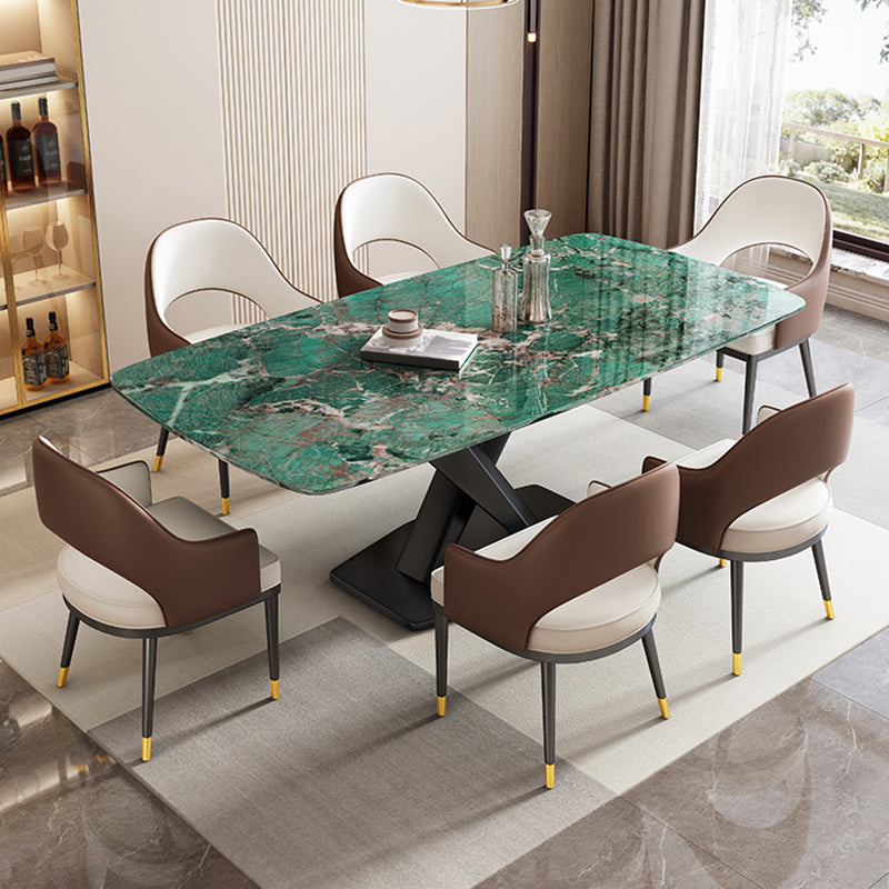Pedestal Dining Table Modern Dining Table for Kitchen Dining Room
