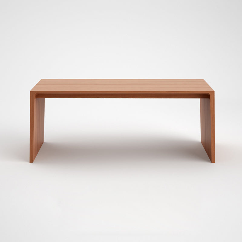Solid Wood Dining Table Brown Dining Table for Kitchen Dining Room