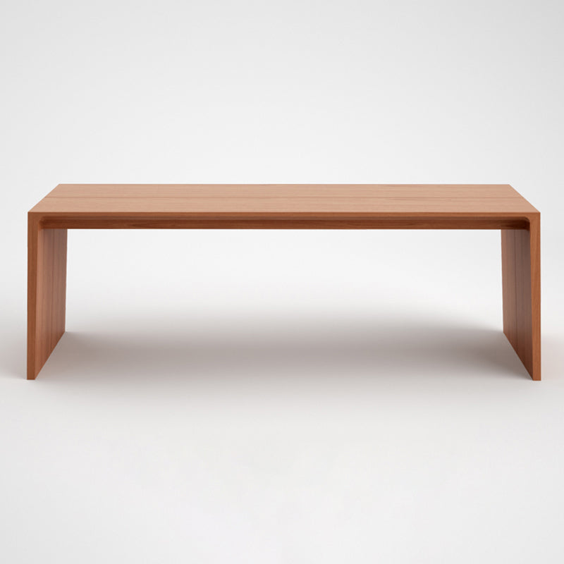 Solid Wood Dining Table Brown Dining Table for Kitchen Dining Room