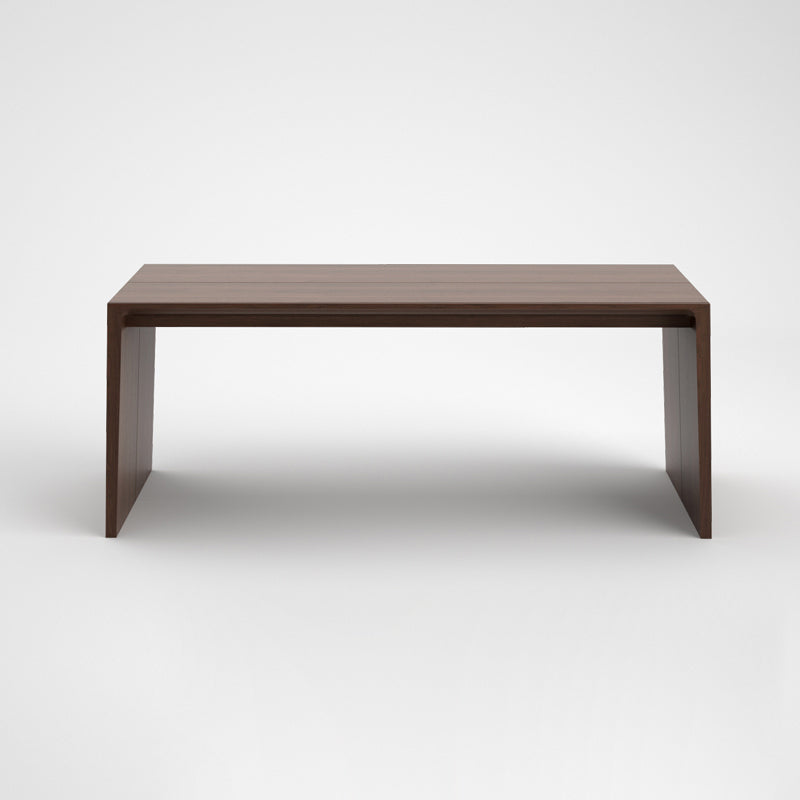 Solid Wood Dining Table Brown Dining Table for Kitchen Dining Room