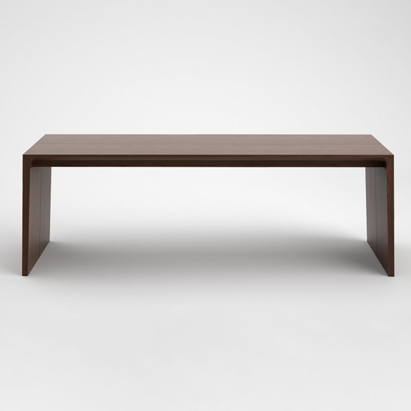 Solid Wood Dining Table Brown Dining Table for Kitchen Dining Room