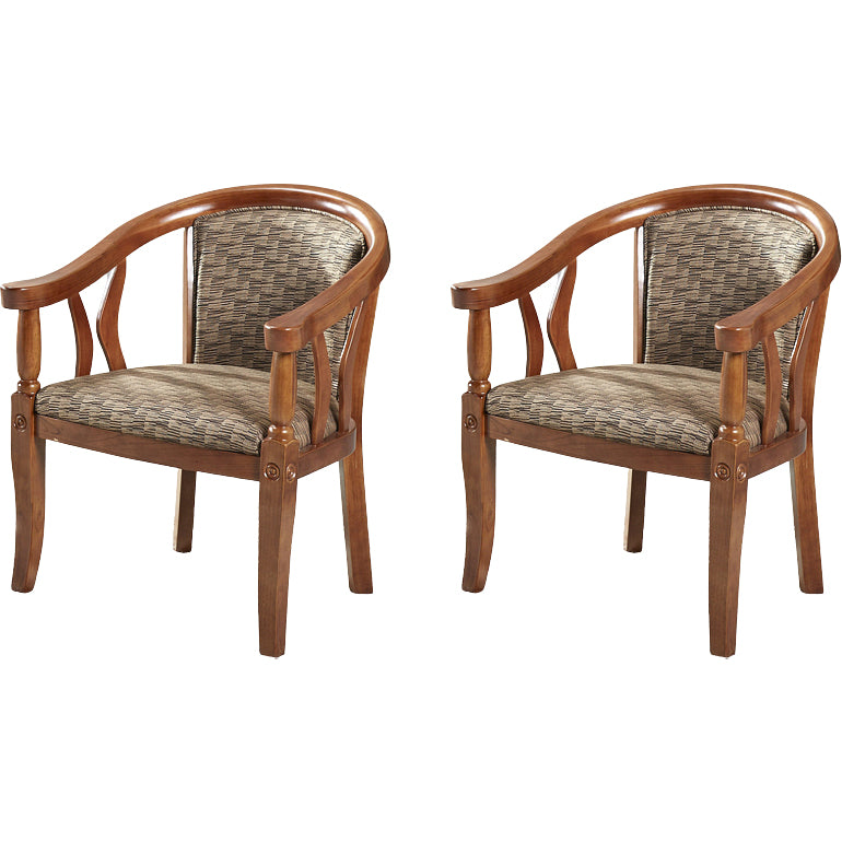 Modern Simple Arm Chair Wooden Frame Arm Dining Chair for Dining Room