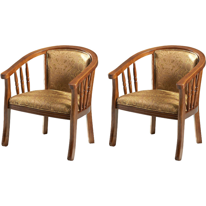 Modern Simple Arm Chair Wooden Frame Arm Dining Chair for Dining Room
