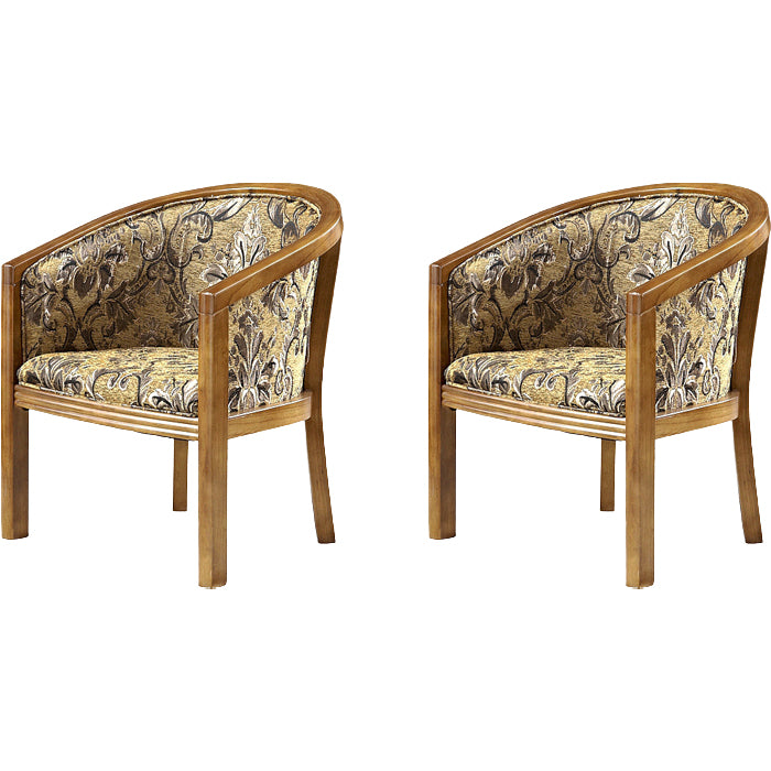 Modern Simple Arm Chair Wooden Frame Arm Dining Chair for Dining Room