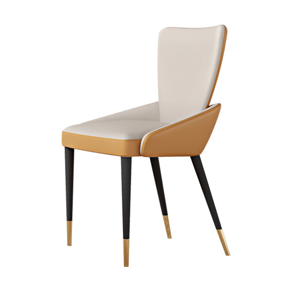 Contemporary Style Arm Chair Metal Dining Room Chair for Home