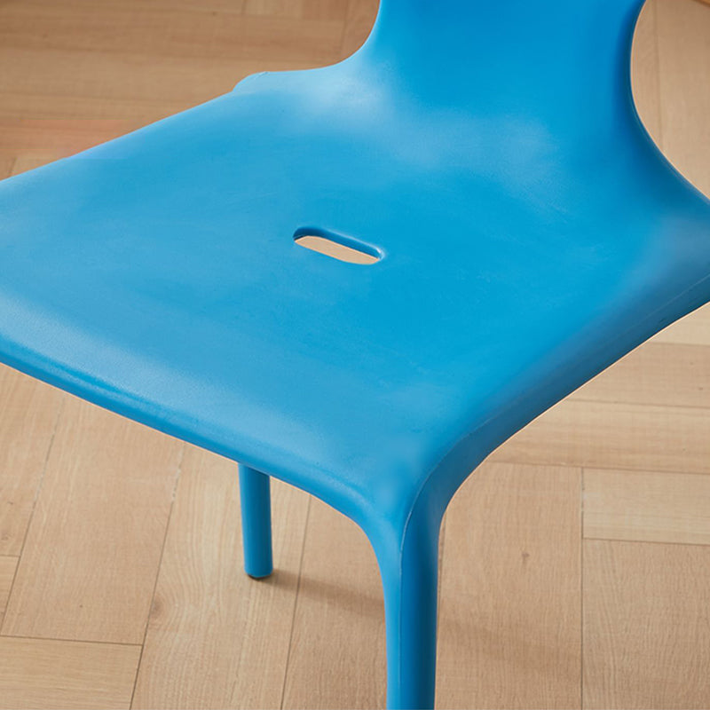 Nordic Armrest Backrest Acrylic Chair with Acrylic Legs for Dining Room
