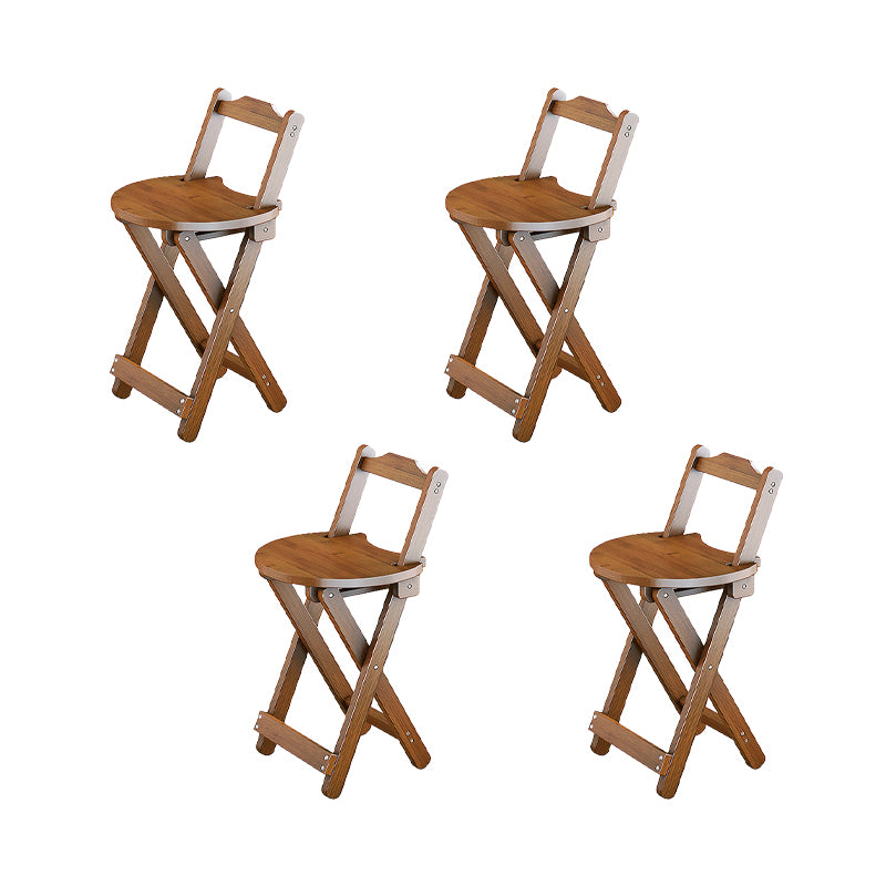 Contemporary Counter Chair Armless Counter-height Stool for Living Room