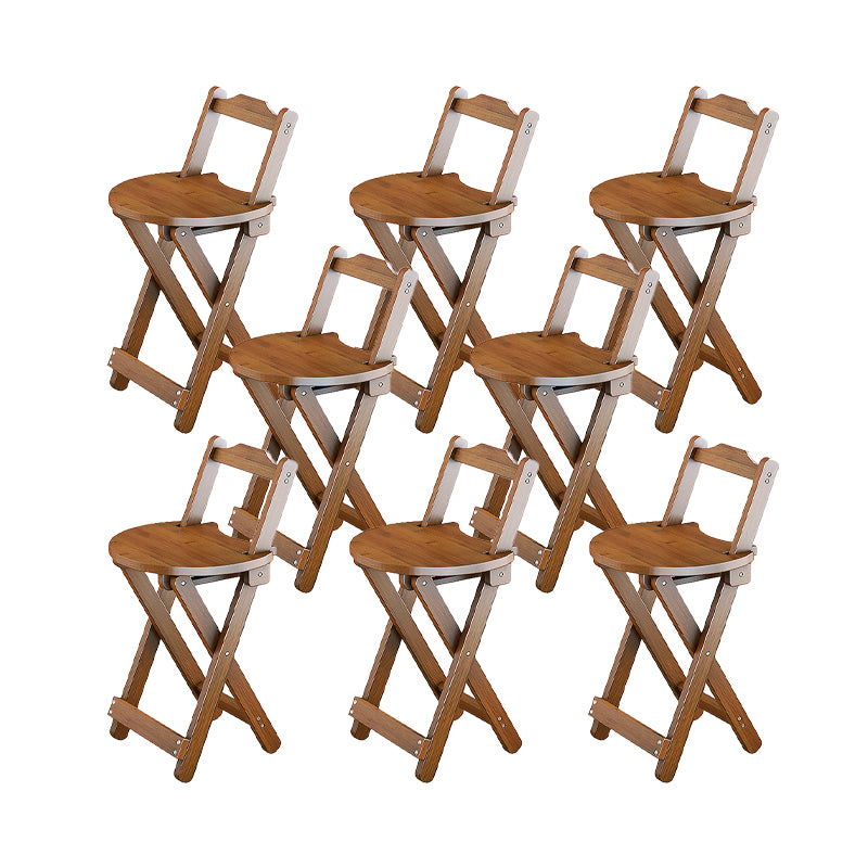 Contemporary Counter Chair Armless Counter-height Stool for Living Room