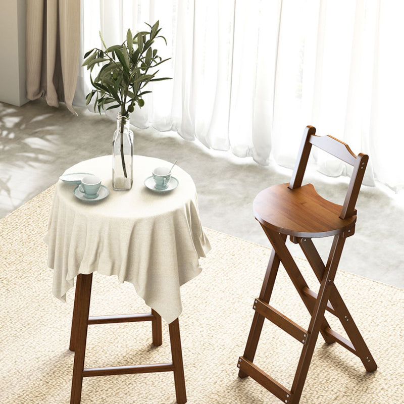 Contemporary Counter Chair Armless Counter-height Stool for Living Room