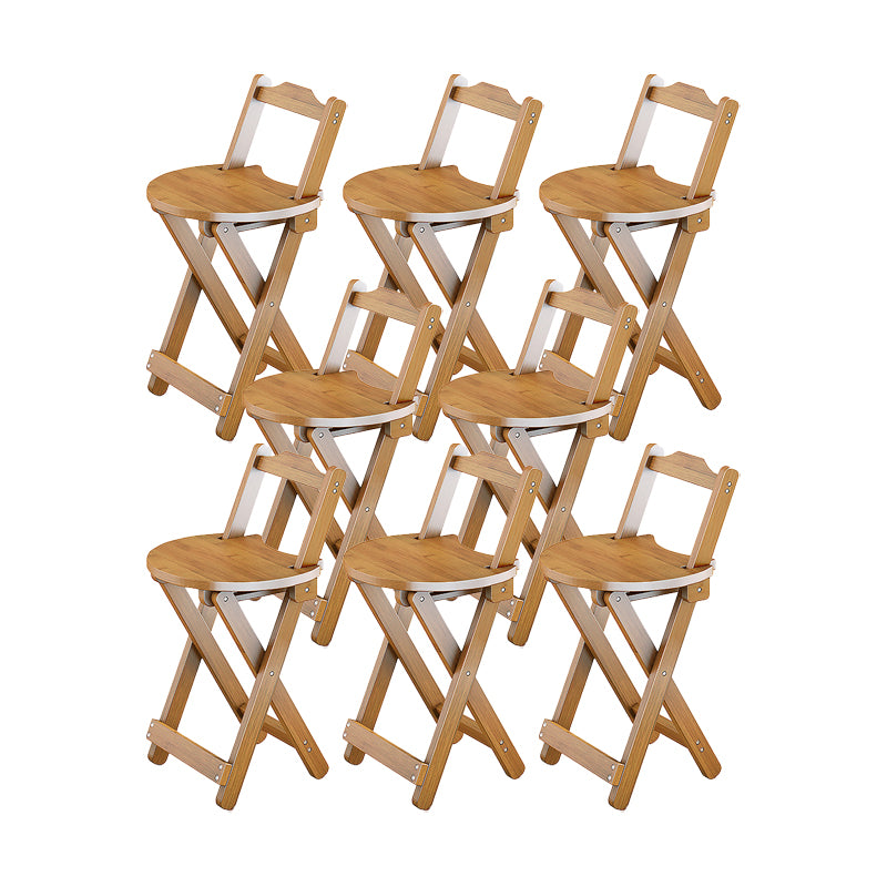 Contemporary Counter Chair Armless Counter-height Stool for Living Room