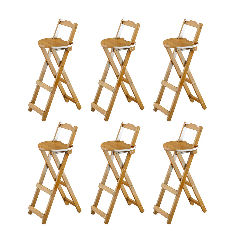 Contemporary Counter Chair Armless Counter-height Stool for Living Room