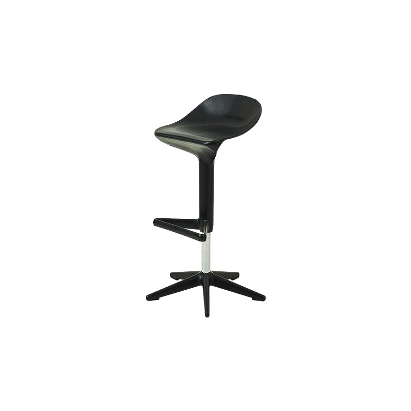 Plastic Counter Height Stools with Footrest Modern Counter Chair