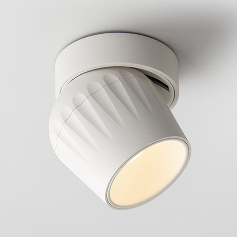 1 Light Cylinder Flush Light Simplicity Metal Flush Mount Lights