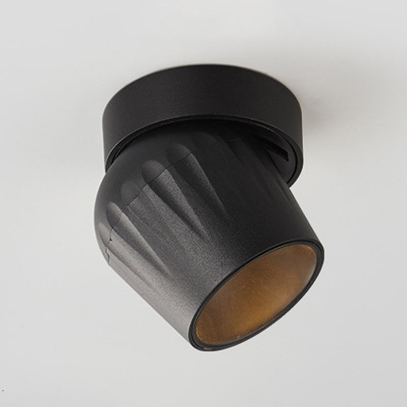 1 Light Cylinder Flush Light Simplicity Metal Flush Mount Lights