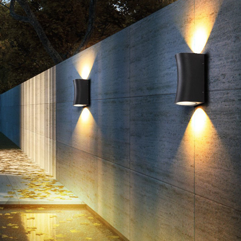 Geometric Wall Mounted Lamp Contemporary Metal Wall Lighting Ideas