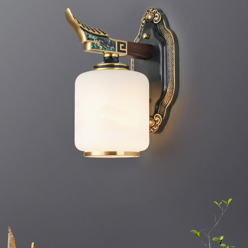 Glass Shade Wall Mounted Light Fixture Modernism Wall Mounted Sconce