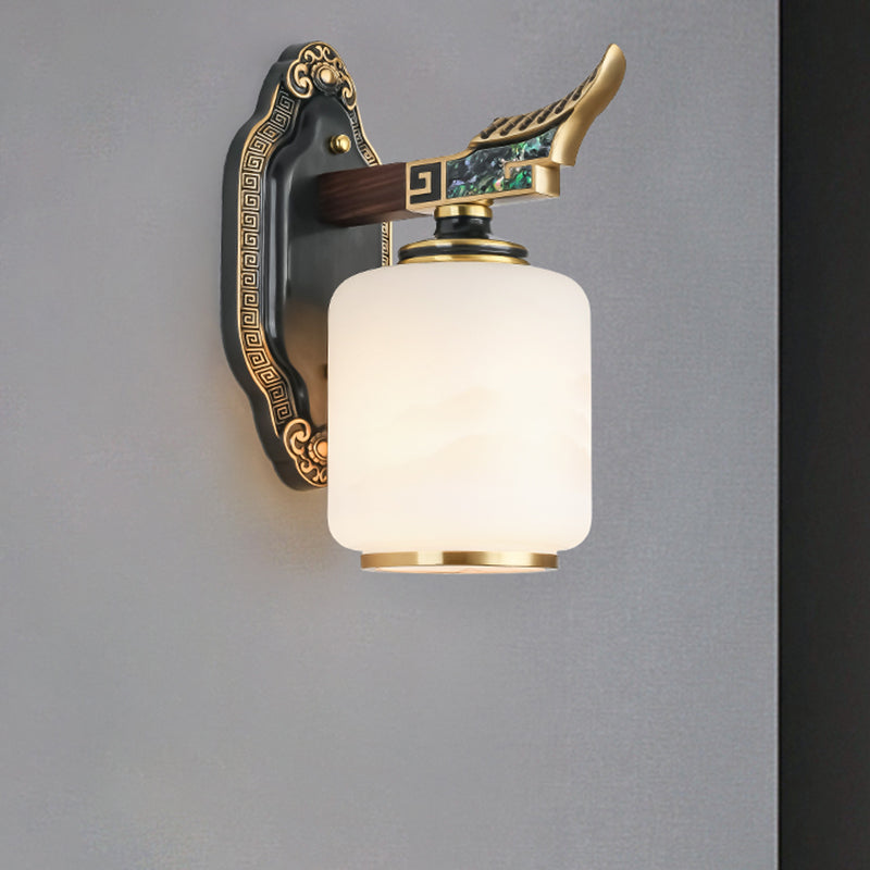 Glass Shade Wall Mounted Light Fixture Modernism Wall Mounted Sconce