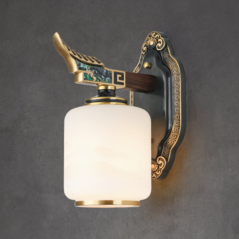 Glass Shade Wall Mounted Light Fixture Modernism Wall Mounted Sconce