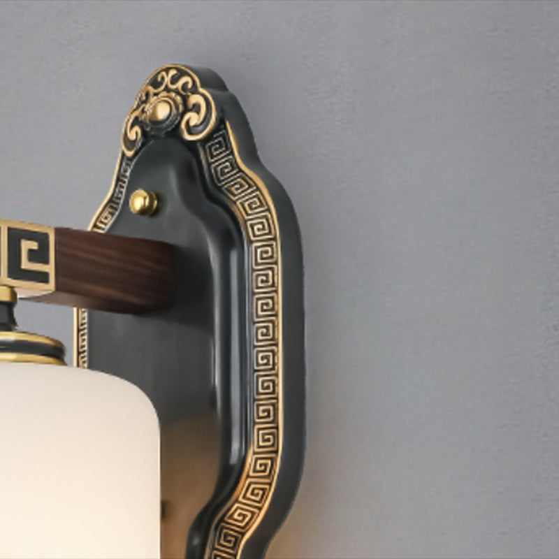 Glass Shade Wall Mounted Light Fixture Modernism Wall Mounted Sconce