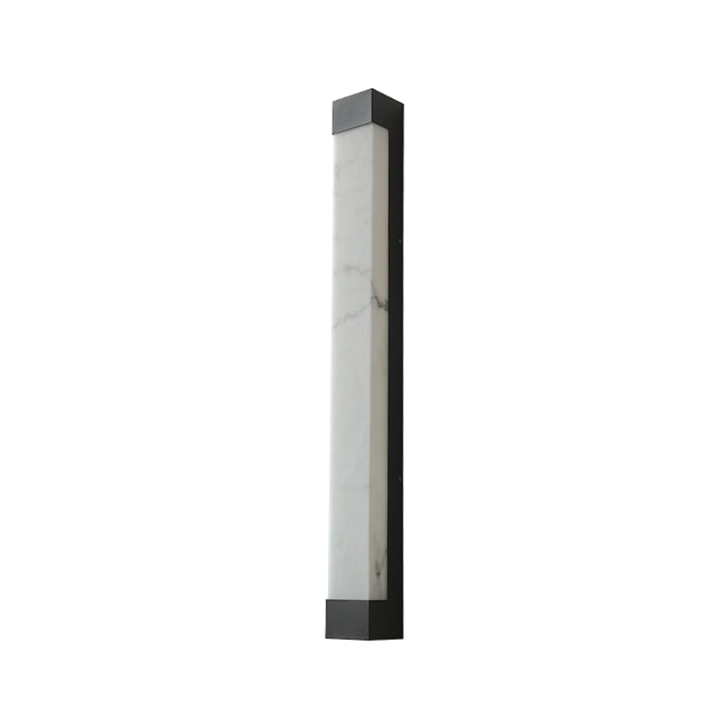 Rectangle Shade Wall Sconce Contemporary Outdoor Wall Light Fixture for Courtyard
