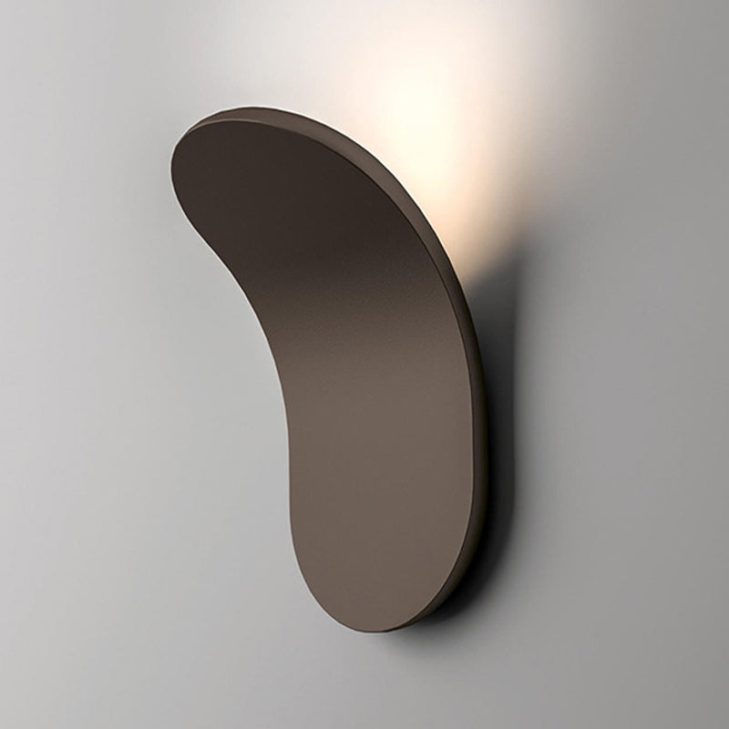 Contemporary Single Black/White Wall Mounted Sconce Metal Wall Light