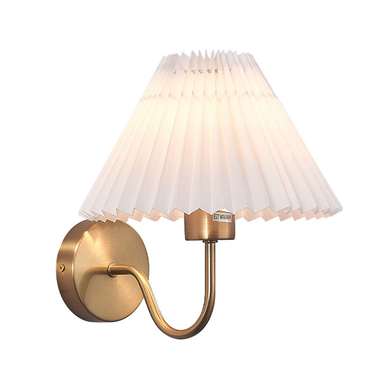 Contemporary Bathroom Vanity Light Fabric Shaded 1 Light Bath Bar