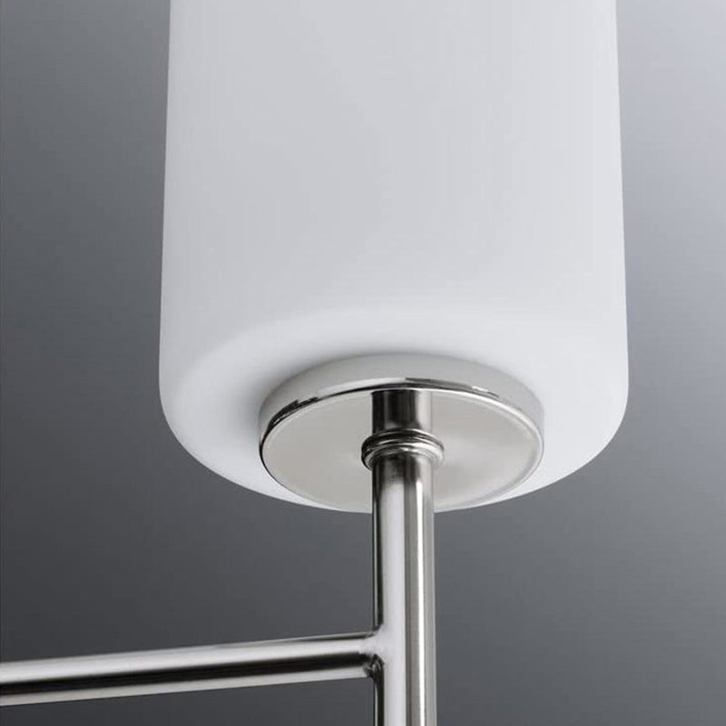 Cylinder Glass Shade Bath Sconce Post Modern Multi - Head Bathroom Vanity Lighting