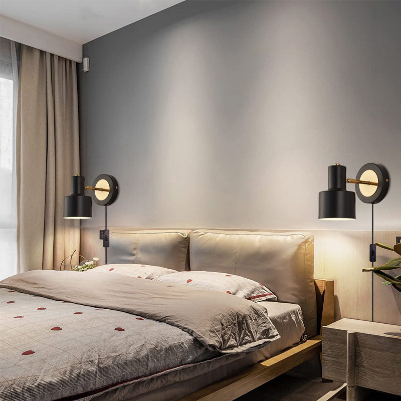 Post Modern Industrial Bath Sconce 1 - Light Adjustable Bathroom Vanity Lighting