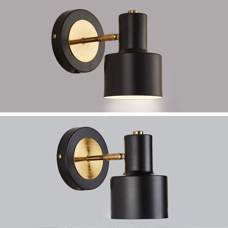 Post Modern Industrial Bath Sconce 1 - Light Adjustable Bathroom Vanity Lighting