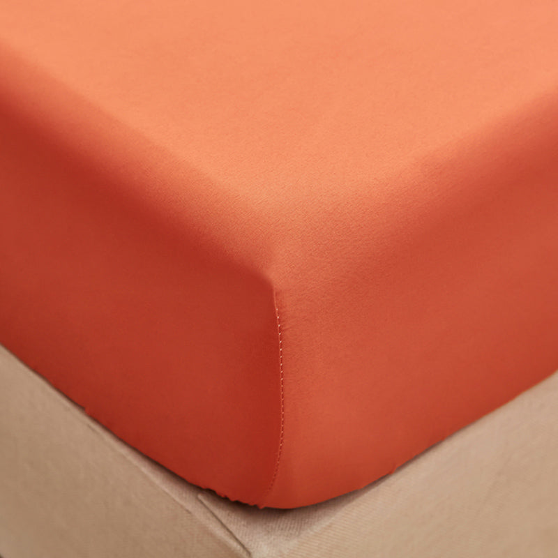 Solid Fitted Sheet Soft Breathable Non-Pilling Fade Resistant Polyester
