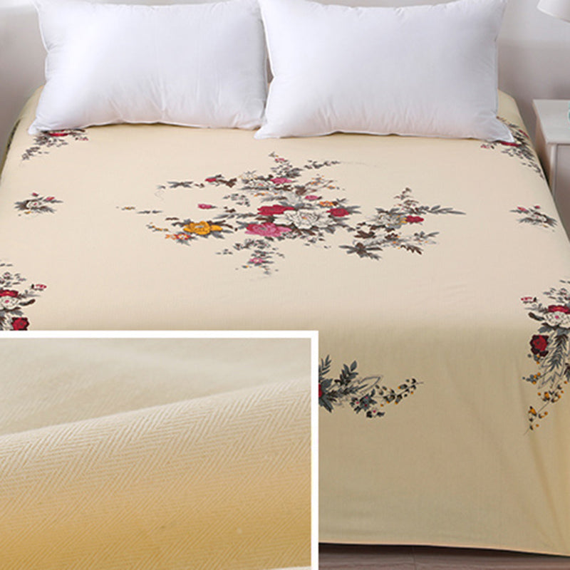 Sheets Cotton Floral Printed Breathable Wrinkle Resistant Ultra Soft Bed Sheet Set