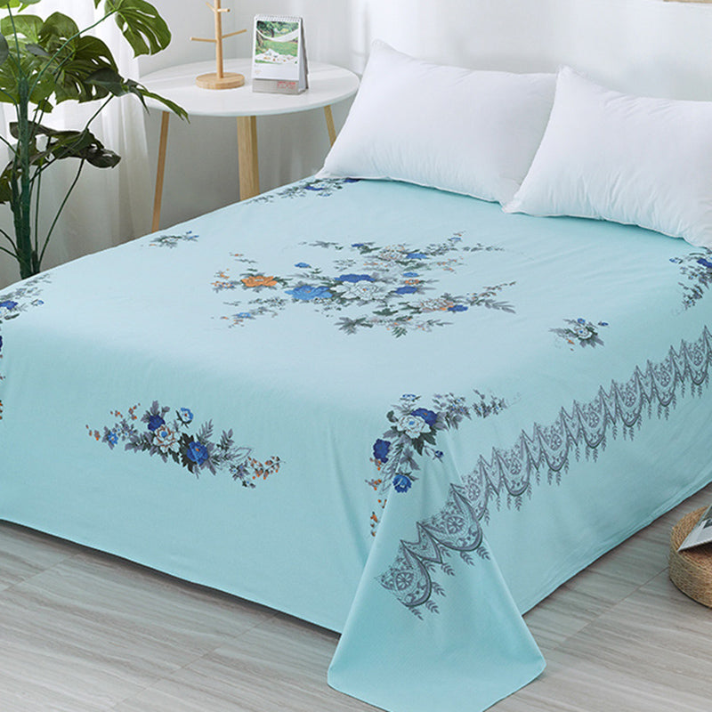 Sheets Cotton Floral Printed Breathable Wrinkle Resistant Ultra Soft Bed Sheet Set