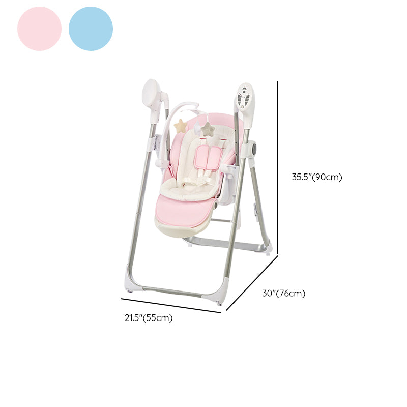 Antique Finish Bassinet Toddler Adjustable Heights and Angle with Mattress