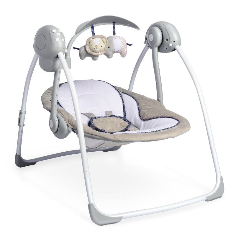 Toddler Antique Finish Crib Cradle Adjustable Heights and Angle with Mattress