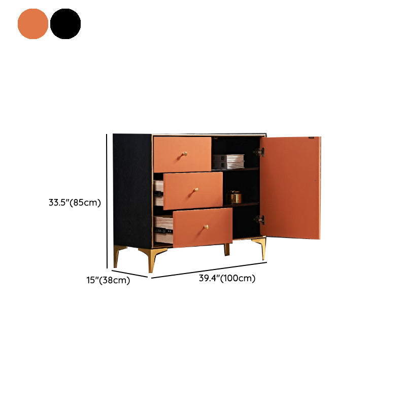 Modernism Horizontal Double Dresser Wood Storage Lingerie Chest for Home