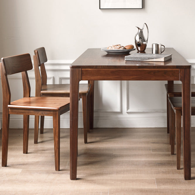 Dining Room Armless Dining Chair Home Open Back Dining Chair
