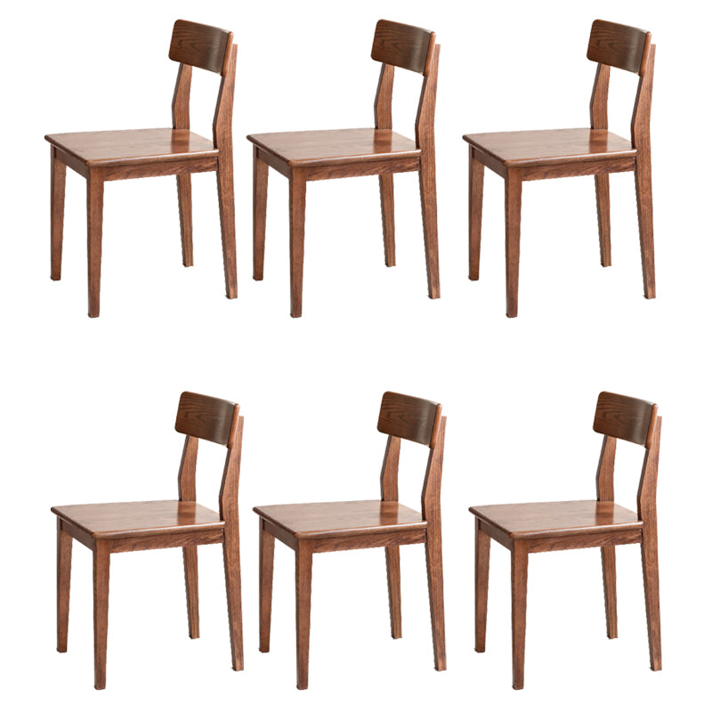 Dining Room Armless Dining Chair Home Open Back Dining Chair