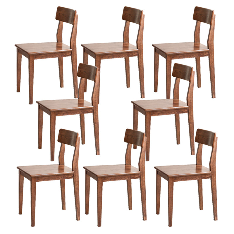 Dining Room Armless Dining Chair Home Open Back Dining Chair