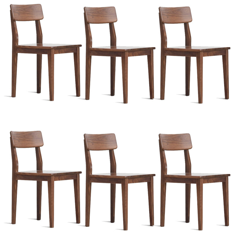 Dining Room Armless Dining Chair Home Open Back Dining Chair