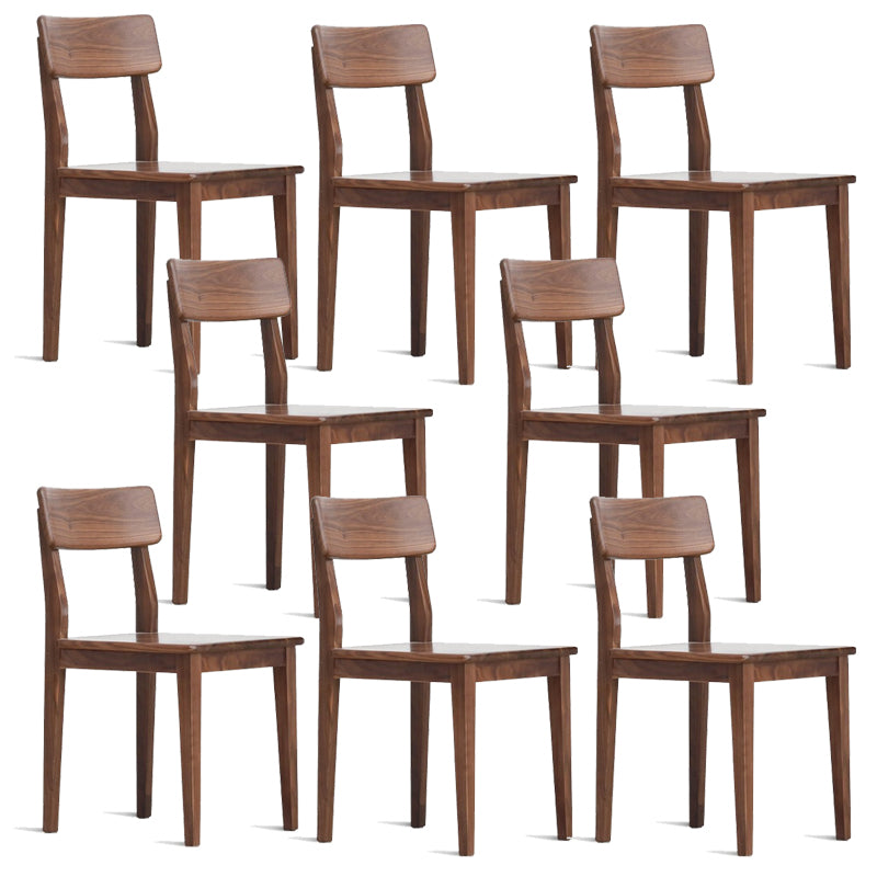 Dining Room Armless Dining Chair Home Open Back Dining Chair