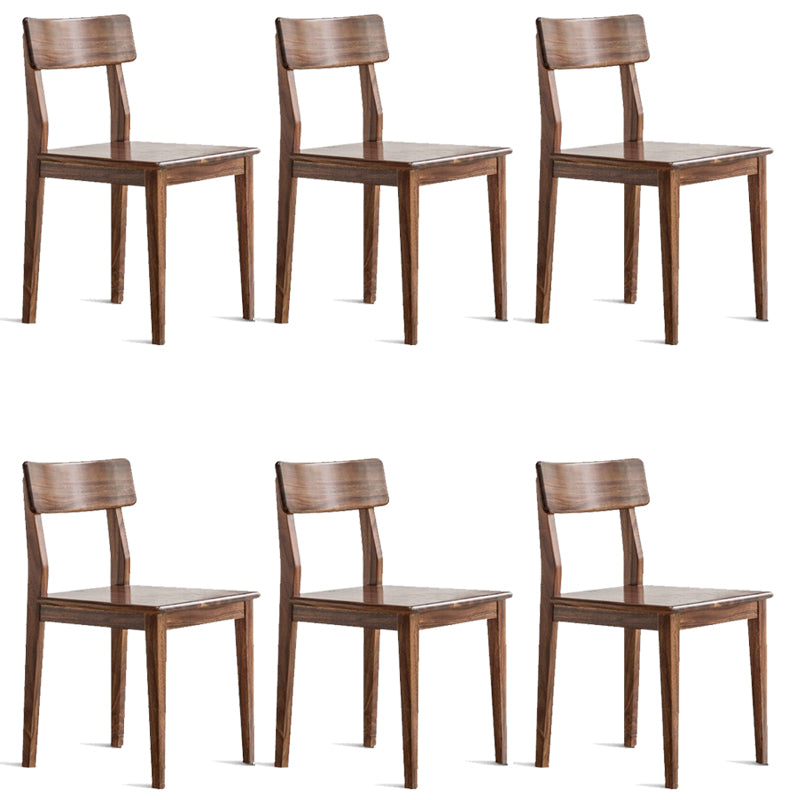 Dining Room Armless Dining Chair Home Open Back Dining Chair
