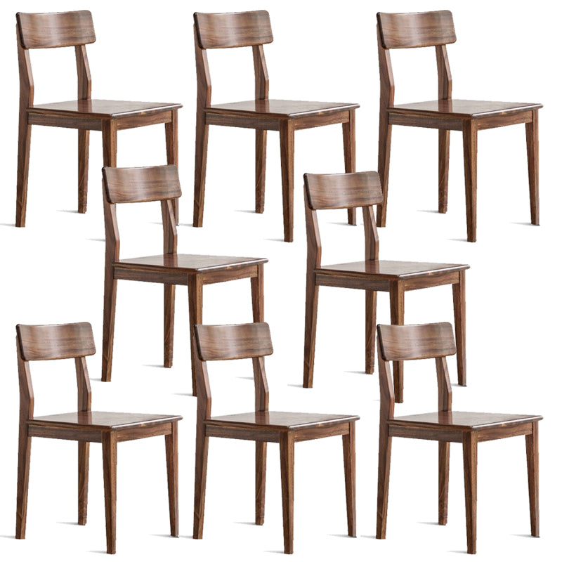 Dining Room Armless Dining Chair Home Open Back Dining Chair