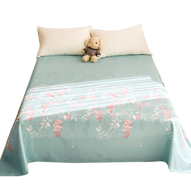 Sheet Set Cotton Floral Printed Wrinkle Resistant Ultra Soft Breathable Bed Sheet Set