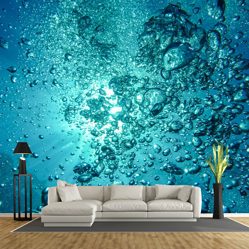 Stain Resistant Sea Pattern Coastal Photography Wall Mural Bedroom