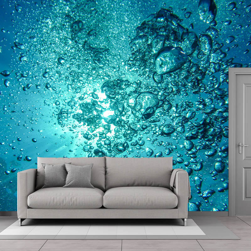 Stain Resistant Sea Pattern Coastal Photography Wall Mural Bedroom